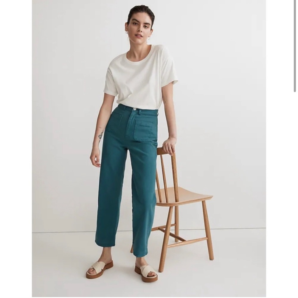 Madewell Emmitt Wide leg crop pant